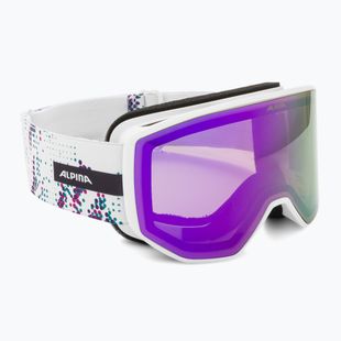 Скиорскa маска Alpina Venet M Q-Lite white/lilac matt