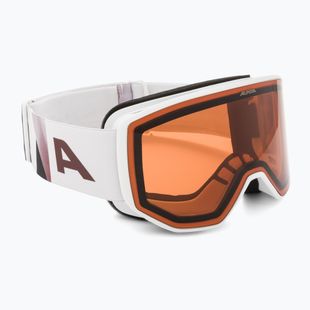Скиорскa маска Alpina Venet M white/rose matt