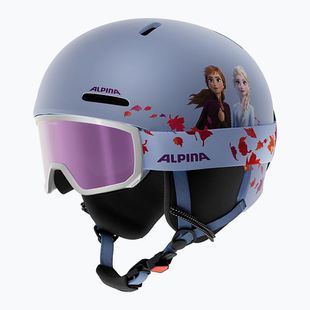 Детска скиорска каска Alpina Zupo 2 Disney Set Jr frozen