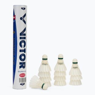 VICTOR Master Ace совалки за бадминтон 12 бр. бели 100005