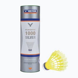 Совалки за бадминтон VICTOR Nylonshuttle 1000 бавни жълти