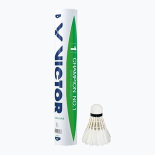 Совалки за бадминтон VICTOR Champion No 1 12 бр., бели.