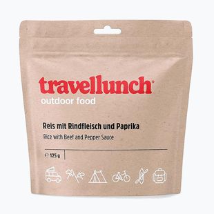 Фризерно сушени храни travellunch Пикантно говеждо с ориз 125 g