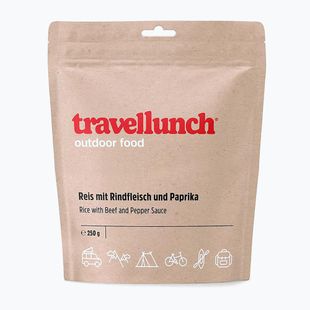 Фризерно сушени храни travellunch Пикантно говеждо с ориз 250 г