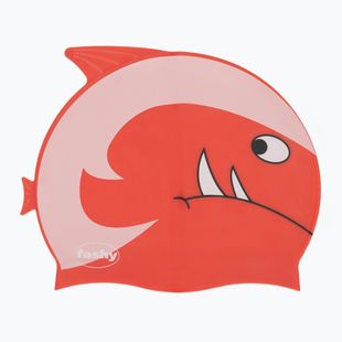 Fashy 3048 Детска шапка за плуване с печат в жълто/червено