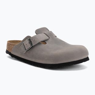 Чехли BIRKENSTOCK Boston Soft Footbed Oiled Leather Narrow iron