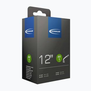 SCHWALBE AV 1 12 x 1.75-2.10 / 40 mm велосипедна вътрешна тръба черна