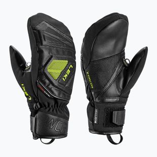 Детски скиорски ръкавици LEKI WCR C-Tech 3D Junior Mitt black/ice lemon
