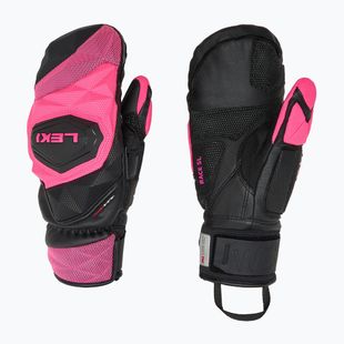 Дамски скиорски ръкавици LEKI WCR Venom SL 3D Mitt black/ rose
