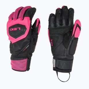 Дамски скиорски ръкавици LEKI WCR Venom SL 3D black/ rose