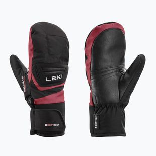 Детски скиорски ръкавици LEKI Griffin 3D Junior Mitt black/ rose