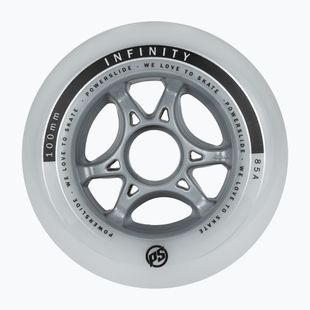 Powerslide Infinity II колела за ролери 100mm/85A 4 бр. бели 905224