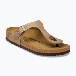 Чехли BIRKENSTOCK Gizeh Oiled Leather tabacco brown