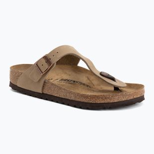 Чехли BIRKENSTOCK Gizeh Oiled Leather tabacco brown