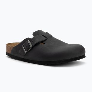BIRKENSTOCK Boston LEOI Тесни черни джапанки