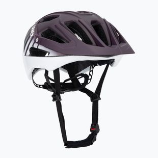 Велосипедна каска UVEX Quatro CC plum/white matt