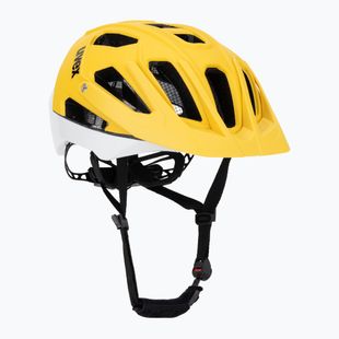 Велосипедна каска UVEX Quatro CC sunbee/ white matt