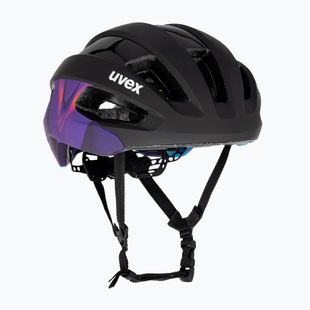 Велосипедна каска UVEX Rise Pro MIPS black/galaxy matt
