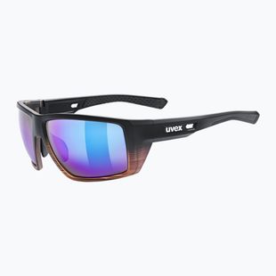 Слънчеви очила UVEX Mtn Venture CV black matt/mirror blue