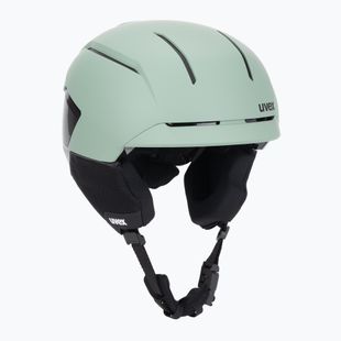 Ски каска UVEX Levitate MIPS oxid green/black matt