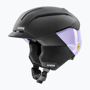 Ски каска UVEX Levitate MIPS black/lavender matt