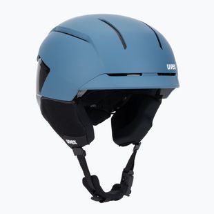 Ски каска UVEX Levitate MIPS stone blue/black matt