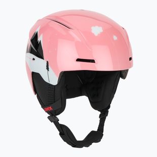 Детска ски каска UVEX Viti Set + очила Speedy Pro pink penguin/lasergold lite