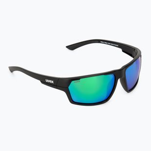 Слънчеви очила UVEX Sportstyle 233 P black matt / mirror green