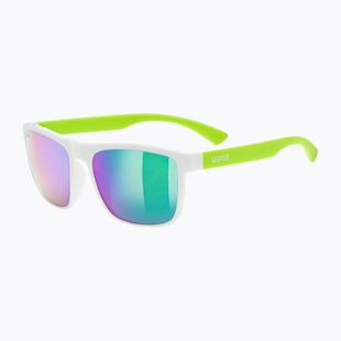Детски слънчеви очила UVEX Rookie Jr white lime m./mirror green