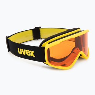 Детска скиорска маска UVEX Speedy Nova Jr yellow/lasergold