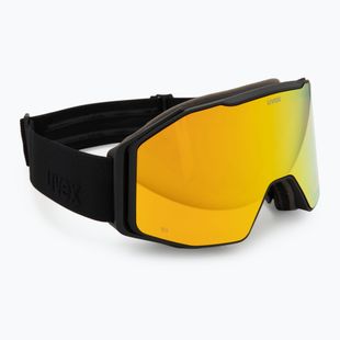 Скиорски очила UVEX Gravity FM black matt/mirror yellow/orange/clear