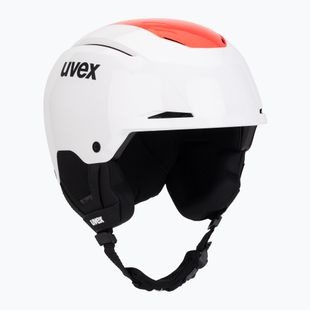 Скиорска каска UVEX Resolution SL white/electric red