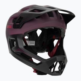 Детска велосипедна каска UVEX React Fullface Jr cramberry matt