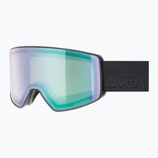 Скиорскa маска UVEX Scenic P S0-S4 black matt/mirror green/pola