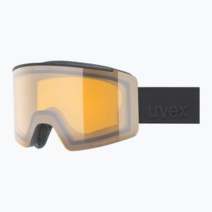 Скиорскa маска UVEX Ignite LG S2 black Mmatt/yellow