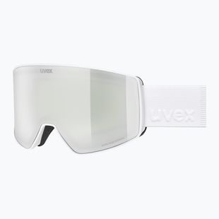 Скиорскa маска UVEX Scenic FM S2 white matt/mirror silver