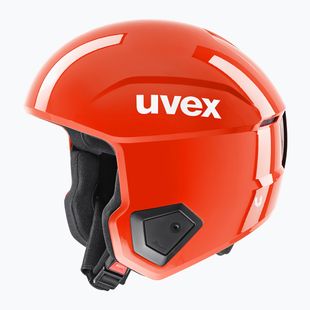 Детска скиорска каска UVEX Race Up electric red