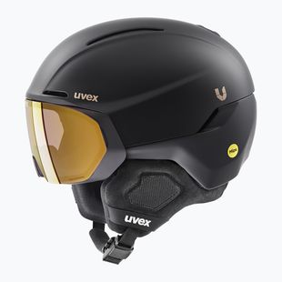 Скиорска каска UVEX Ultimate Horizon MIPS black/black mat