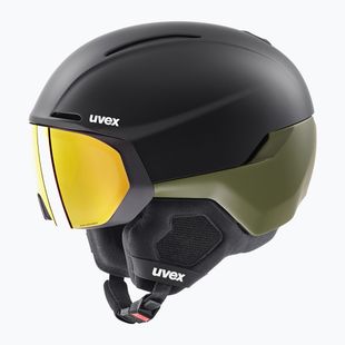 Скиорска каска UVEX Horizon CV black/khaki matt