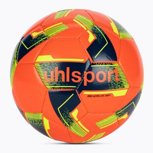 Футболна топка uhlsport Lite Soft 290 fluo red/navy/fluo yellow размер 5