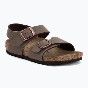 Детски сандали BIRKENSTOCK New York Birkibuc Narrow mocha