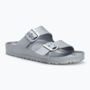 BIRKENSTOCK Arizona EVA Narrow сребристи джапанки с металик