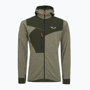 Мъжки трекинг суитшърт Salewa Puez 2 Dry Hood FZ dark olive melange