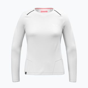 Дамска блуза с дълъг ръкав за трекинг Salewa Pedroc Dry Tee white