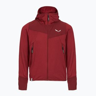 Детски суитшърт за трекинг Salewa Agner Melange PL FZ Hoody syrah