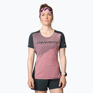 Дамска тениска DYNAFIT Alpine 2 Tee mokarosa за бягане