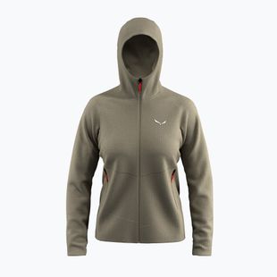 Дамски суитшърт за трекинг Salewa Puez Rocca Polarlite Hood quicksand