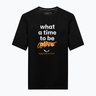 Мъжка тениска Salewa Eagle Outside Loose black out