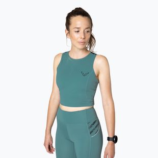 DYNAFIT Женска тениска за бягане Trail Crop Top atlantic