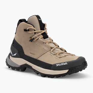 Salewa дамски ботуши за трекинг Puez Leather Mid Ptx quicksand / onyx